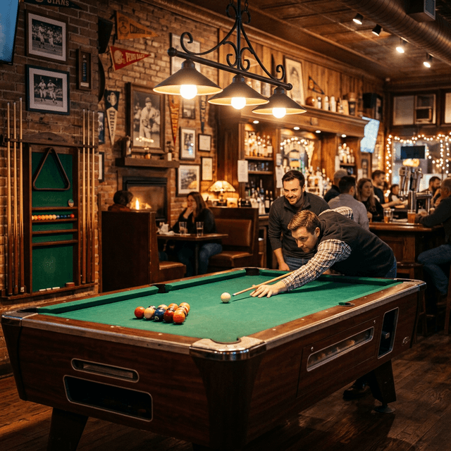 Pool Tables in our rustic area